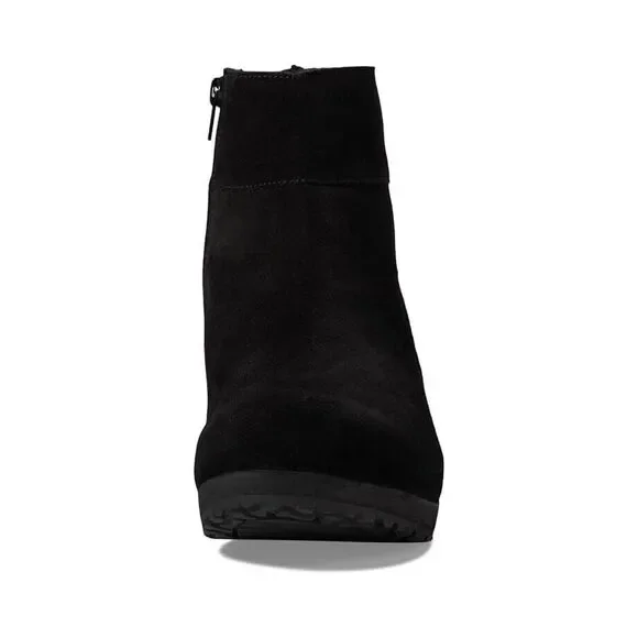 Birkenstock Papillio Bootie Women's US 5-5.5 Black Leather Wedge Heel ZPO2479